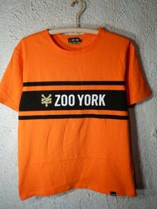 ｎ8886　ZOO　YORK　ズーヨーク　半袖　tシャツ　人気　ロゴ　デザイン　ストリート　送料格安