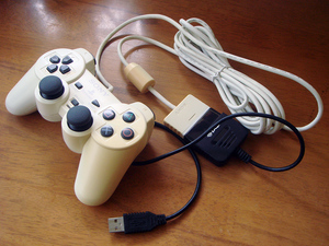 ☆PS2 コントローラー PC変換器 PSX-CV01 (DUALSHOCK 2) +PSXコン付属