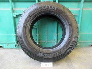 ☆スタッドレス 245/70R19.5 YOKOHAMA 在庫1本 屋内保管品 G070☆