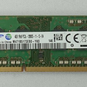 中古メモリ 20枚セット samsung 4GB 1R×8 PC3L-12800S-11-13-B4 レターパックプラス ノート用 N042405の画像2