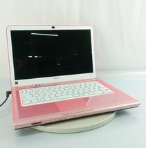 ピンク 14インチ ジャンク SONY VAIO Cシリーズ VPCCA4AJ/Core i3-2350M/メモリ8GB/HDD1TB/Windows ノート pc ソニー N042408K_画像1