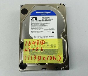 クリックポスト WD WD20EZWX 2TB HDD 3.5インチ SATA データ消去 ハードディスク WESTERN DIGITAL S041909