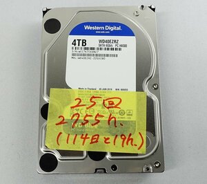 クリックポスト WD WD40EZRZ 4TB HDD 3.5インチ SATA データ消去 ハードディスク WESTERN DIGITAL S041903