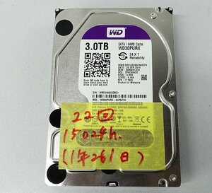 クリックポスト WD WD30PURX 3TB HDD 3.5インチ SATA データ消去 ハードディスク WESTERN DIGITAL S041717