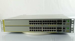 2台set Allied Telesis アライドテレシス AT-x510L-28GT ギガビット イーサネット インテリジェント スイッチ ネットワーク switch S043009