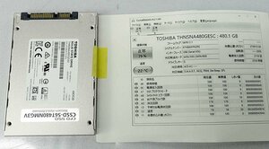 クリックポスト 東芝 SSD THNSNA480GESC 480GB 2.5インチ データ消去 ハードディスク toshiba S042213