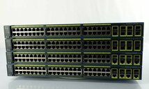 4台セット 初期化済 Cisco Catalyst WS-C2960G-48TC-L V01,V03,V06 スイッチ シスコ ラック hub ネットワーク S041012_画像1