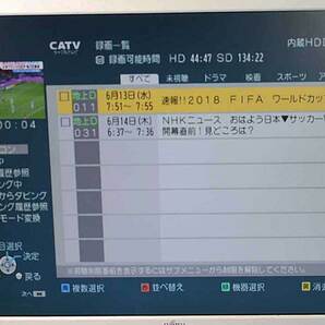 HDMIケーブル付 CATV STB 録画OK Panasonic TZ-HDW610P HDD500GB内蔵 セットトップボックス 地デジチューナー パナソニック S040802の画像8