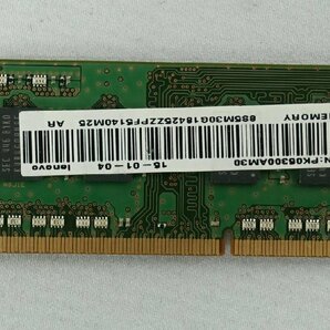 中古メモリ 20枚セット samsung 4GB 1R×8 PC3L-12800S-11-13-B4 レターパックプラス ノート用 N042405の画像3