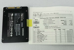 クリックポスト SAMSUNG MZ7TY250 SSD 250GB 2.5インチ データ消去 ハードディスク サムスン S042212