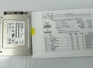 クリックポスト 東芝 SSD THNSFK128GCS8 128GB 2.5インチ データ消去 ハードディスク toshiba S041616