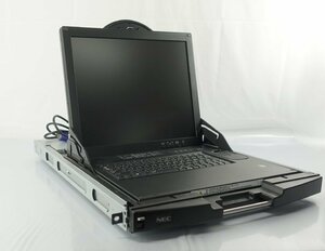 通電OK NEC Corporation N8143-105 サーバー用 ラックマウント 液晶モニター コンソール ディスプレイ 17インチ LCD N040202