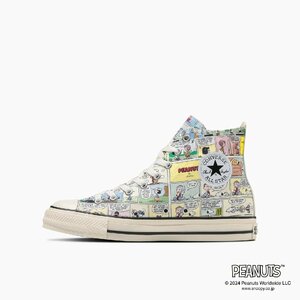 ★2024春夏★CONVERSE ALL STAR（R）PEANUTS CP HI（コンバース　オールスター（R）ピーナッツ　ＣＰ　ＨＩ）マルチ23.5