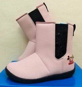 ★ Новый ★ Популярный Disney [Mickey &amp; Minnie] Boots Girl Dn C1308 Pink 20.0