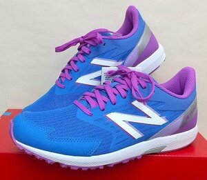 ★新品★NB HANZO J YOUTH ニューバランス　ハンゾージュニア（P5）ブルー/パープル25.0