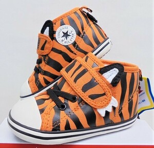 ★2022春夏★CONVERSE BABY ALL STAR N ANIMALS V-1（コンバース　 ベビー　オールスター　Ｎ　アニマルズ　Ｖ－１）タイガー14.0