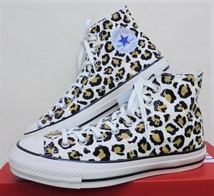 ★2023秋冬★CONVERSE ALL STAR US LEOPARD HI（コンバース　オールスター　ＵＳ　レパード　ＨＩ）ホワイト24.5