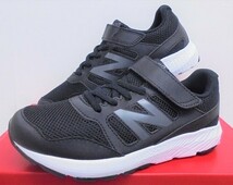 ★2020新品★NB ニューバランス人気のジュニアランニングYT570ブラック17.0_画像1