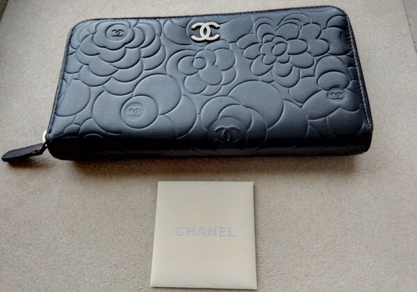 ★CHANEL★シャネル★カメリア★ココマーク★ラウンドファスナー★長財布★