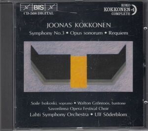 [CD/Bis]コッコネン:交響曲第3番他/U.セーデルブルム&ラハティ交響楽団 1991