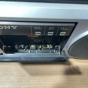 SONY ラジカセ CFS-450 通電確認済 1982年製 ソニー ステレオカセットコーダー スーパーウーファー 3Dシステム 当時物 昭和レトロ 中古品の画像10