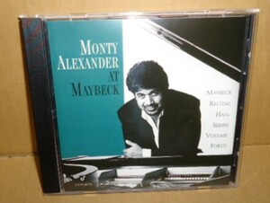 MONTY ALEXANDER Live At Maybeck Recital Hall Vol.40 中古CD モンティ・アレキサンダー ライブ音源ジャズピアノ JAZZ PIANO Concord Jazz