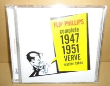 即決 Flip Phillips Complete 1947-1951 Verve Master Takes 中古2枚組CD フリップ・フィリップス US Tenor Sax Jazz テナーサックスジャズ_画像1