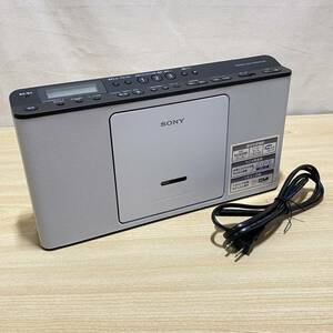 BD02 【オーディオ】　動作OK　SONY パーソナルオーディオシステム ZS-E80　2014年製　CD/AM/FM ラジオ 語学学習用機能搭載　現状品