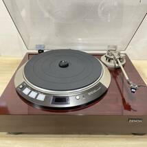 BD14 【家電】 通電OK DENON DP-60L レコードプレーヤー クオーツロック・オートリフトプレーヤー 現状品 ジャンク_画像1