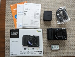 中古 SONY Cyber-Shot DSC-HX50V 30倍ズーム ■作動確認済■説明書&箱付