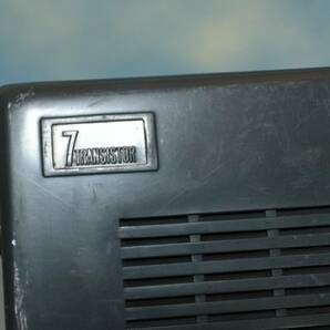 ※きれいな 三菱 ７ トランジスターラジオ TR-290 約30x12x9㎝ ミントグリーン 電波入りました。の画像7