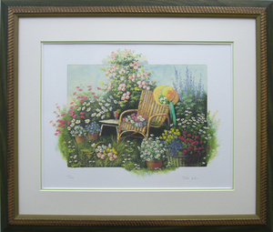 Art hand Auction 피터 모츠(Peter Motts) 그림 실크스크린 꿈의 봄, 삽화, 인쇄, 실크스크린