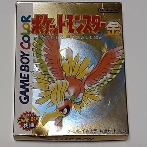 任天堂　GB　ゲームボーイカラー　ポケットモンスター　金