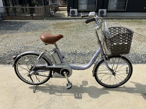 F3　中古電動アシスト自転車 1円売切り！ パナソニック ビビSS20 茶 説明書・保証書付 配送エリア内は送料3800円でお届