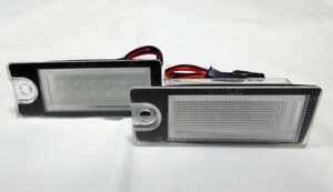 【送料無料】VOLVO ボルボ　ＬＥＤ18個ｘ2　ライセンス灯　ナンバー灯　V70 -2007 / XC70 -2007 / S60 -2006 / S80 -2006 / XC90 03-