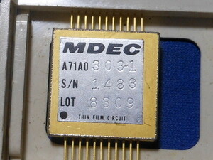 米軍放出品 MDEC A71AO 使途不明なIC 240419-８