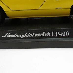 ◆◇KYOSHO 京商 1:18 SCALE DIE-CAST CAR SERIES ダイキャストカー ランボルギーニ カウンタック LP400 イエロー 箱付◇◆の画像8