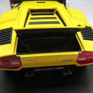 ◆◇KYOSHO 京商 1:18 SCALE DIE-CAST CAR SERIES ダイキャストカー ランボルギーニ カウンタック LP400 イエロー 箱付◇◆の画像7