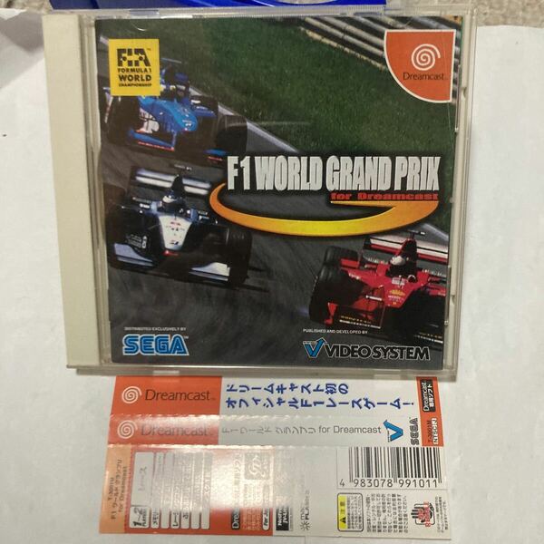 送料無料 ドリームキャスト F1ワールドグランプリ for Dreamcast 帯付 DC ドリキャス F1 WORLD GRAND PRIX F1 SEGA セガ