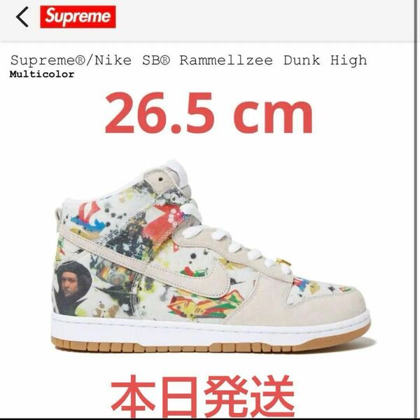 Supreme × Nike SB Dunk High Rammellzee