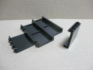 レゴ　パーツ　1×4×3窓型パネル　黒6個　新品