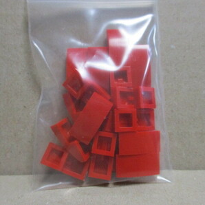 レゴ パーツ 1×2カーブスロープ 赤20個 新品の画像2