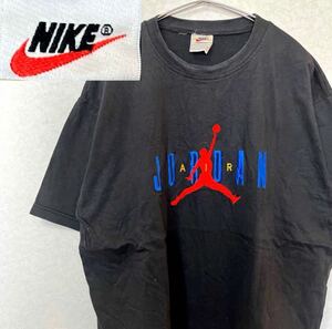 90s NIKE ナイキ マイケル・ジョーダン 刺繍Tシャツ タイランド製 L 半袖Tシャツ 