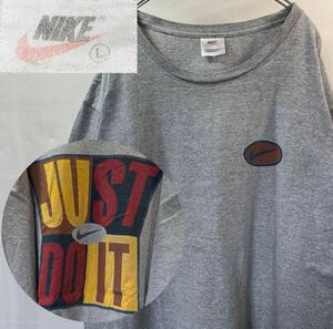 90s NIKE ナイキ JUST DO IT 半袖 Tシャツ USA製Lサイズ古着 