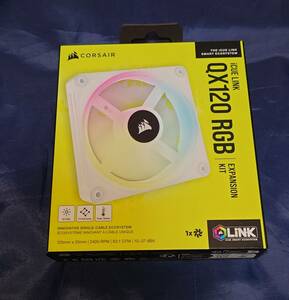 * unused goods * case fan Corsair iCUE LINK QX120 RGB WHITE Expansion Kit