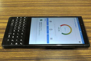 【物理キー搭載】ブラックベリー SIMフリー デュアル SIM BlackBerry KEY2 BBF100-6 Black ブラック スマホ スマートフォン 中古 USED Dual