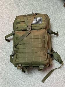 [G4Free] rucksack Tacty karu military molding correspondence 40L high capacity 180° large opening light weight multifunction green *