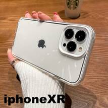 iphoneXRケース カーバー TPU 可愛い　お洒落　韓国　ホワイト　軽量 ケース 耐衝撃 671_画像1