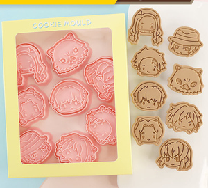 j クッキー型　8個セット　かわいい　クッキー　アニメ　お菓子作り　型抜き　　アイシングクッキー　キャラ弁粘土作り　工作2