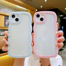 iphone12promaxケース カーバー TPU 可愛い　波型　　お洒落　軽量 ケース 耐衝撃高品質ピンク43_画像8